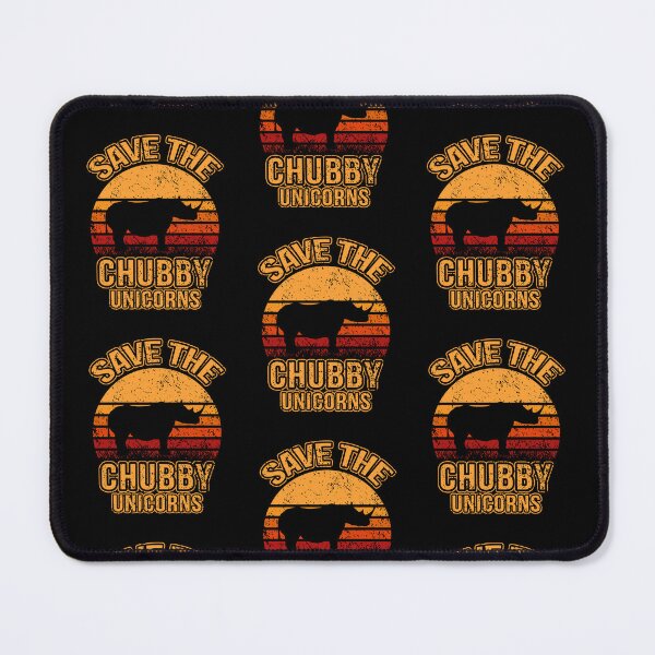 Item preview, Save The Chubby Unicorns Retro Rhinoceros Lover designed and sold by aaronbolser.
