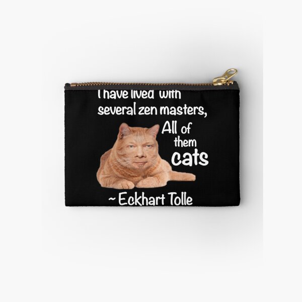 Item preview, Eckhart Tolle Zen Master Cat designed and sold by SubtleSplit.