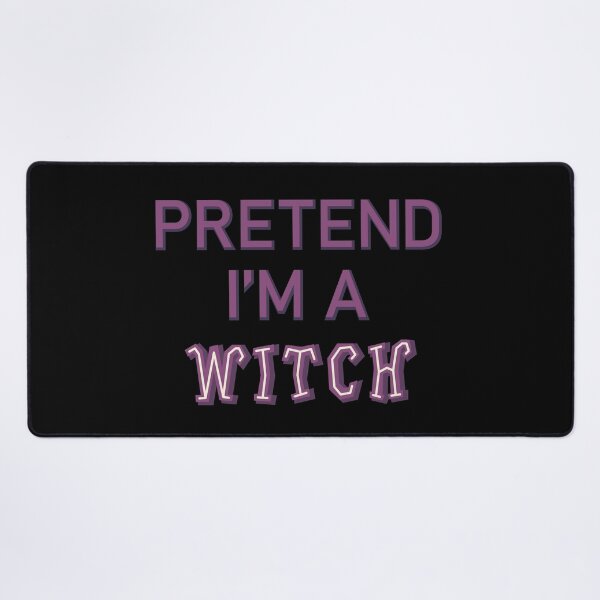 Item preview, Pretend I am a Witch Halloween Joke And Puns designed and sold by onzpacesdesign.