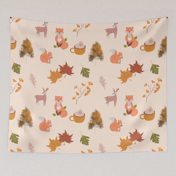 Item preview, Autumn Themed Pattern  designed and sold by Anannya  Mondal.