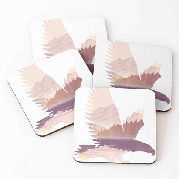 Item preview, Eagle Unique Patterned Landscape Wildlife Gift designed and sold by Charliechaney3.