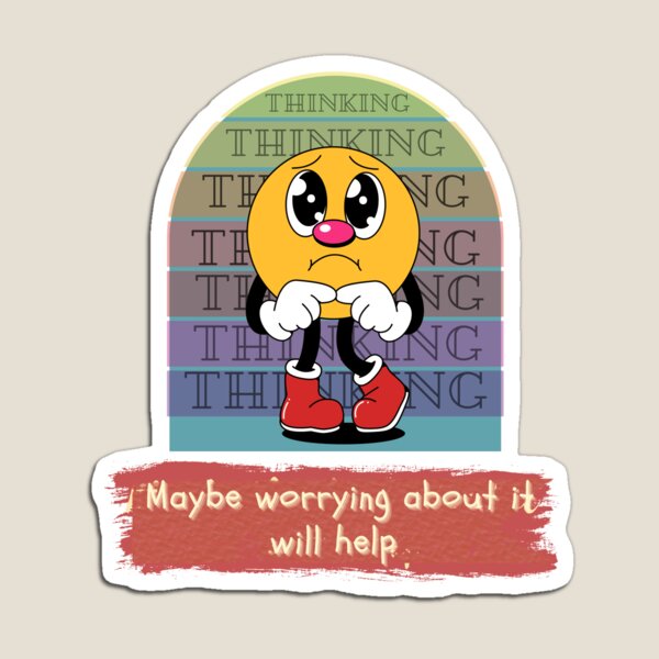 Item preview, Maybe worrying about it will help | Anxiety Attack 7 designed and sold by SodaPUNCH.