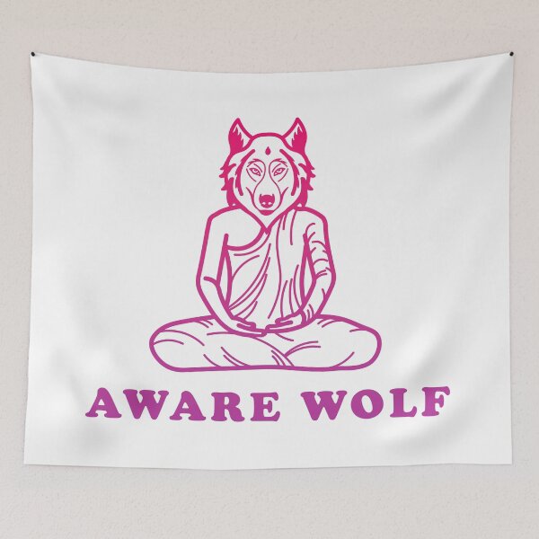 Item preview, Self Aware Wolf, Purple Gradient designed and sold by Josef Michna.
