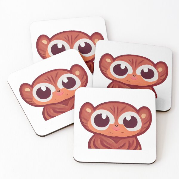 Item preview, Tarsier Character emoji emoticon  - Created by Artificial Intelligence designed and sold by Created-by-AI.