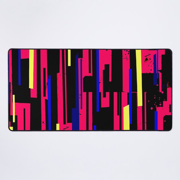 Item preview, Modern Minimalist Abstract Digital Painting - Vertical Random Stripes, Vibrant Colors designed and sold by MyArt23.