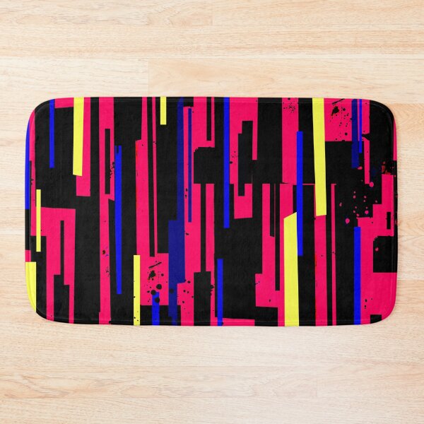 Item preview, Modern Minimalist Abstract Digital Painting - Vertical Random Stripes, Vibrant Colors designed and sold by MyArt23.