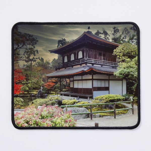 Item preview, Kyoto Silver Temple Ginkakuji Architecture Landscape Nature Japan designed and sold by XIX361ART.