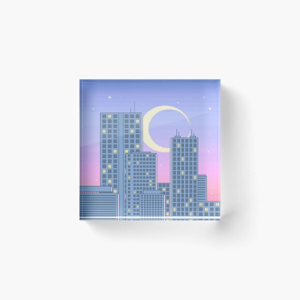 The City Never Sleeps Acrylic Block