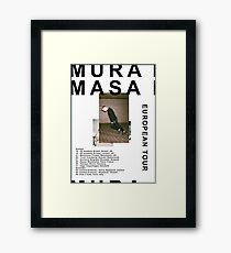 Mura Masa Europa Tour Plakat Gerahmter Kunstdruck