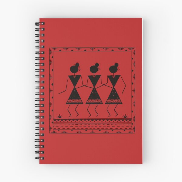 Item preview, Warli Friends designed and sold by Soma Chakraborty Debnath.