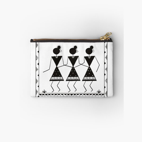 Item preview, Warli Friends designed and sold by Soma Chakraborty Debnath.