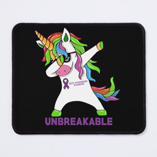 Item preview, Rett Syndrome Awareness Rett Syndrome Awareness Unicorn Warrior Unbreakable designed and sold by TerrellOneal.