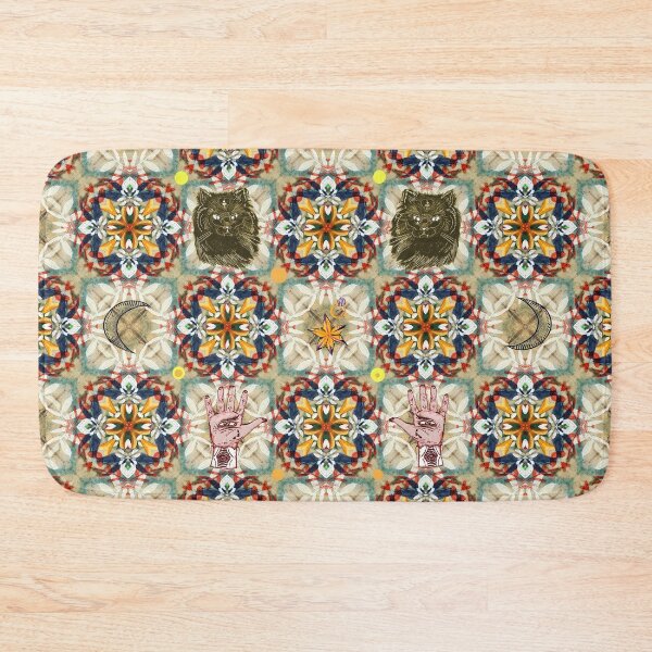 Item preview, Retro pattern with cat designed and sold by goedesign.