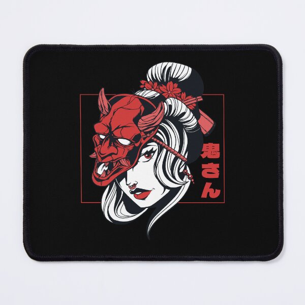 Item preview, Japanese girl with demon mask designed and sold by DerSenat.