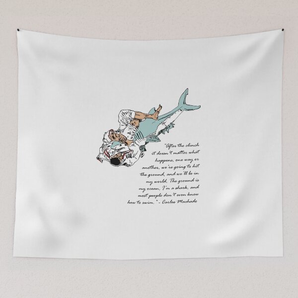 Item preview, bjj shark Lightweight Sweatshirt designed and sold by Lucifarland.