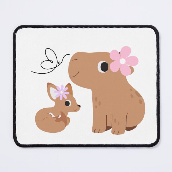 Item preview,  Cute Capybara And Fox designed and sold by Tamas Das.