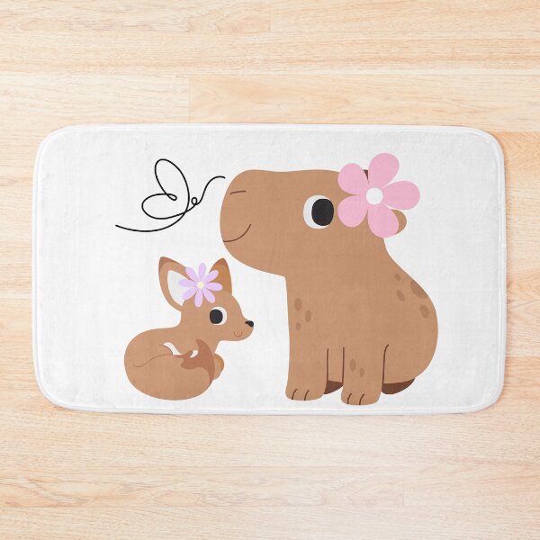 Item preview,  Cute Capybara And Fox designed and sold by Tamas Das.