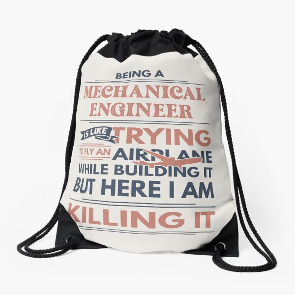 Item preview, Being A Mechanical Engineer Is Like Trying To Fly An Airplane While Building It But Here I Am Killing It Funny Gift idea Mechanical Engineer designed and sold by Mmmm3344.