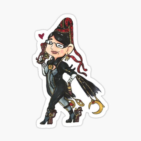 "Bayonetta" Sticker By PseudoL | Redbubble