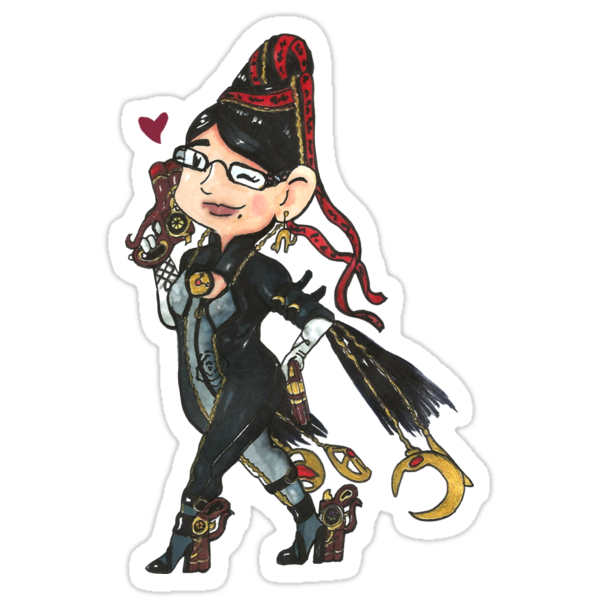 "Bayonetta" Stickers By PseudoL | Redbubble