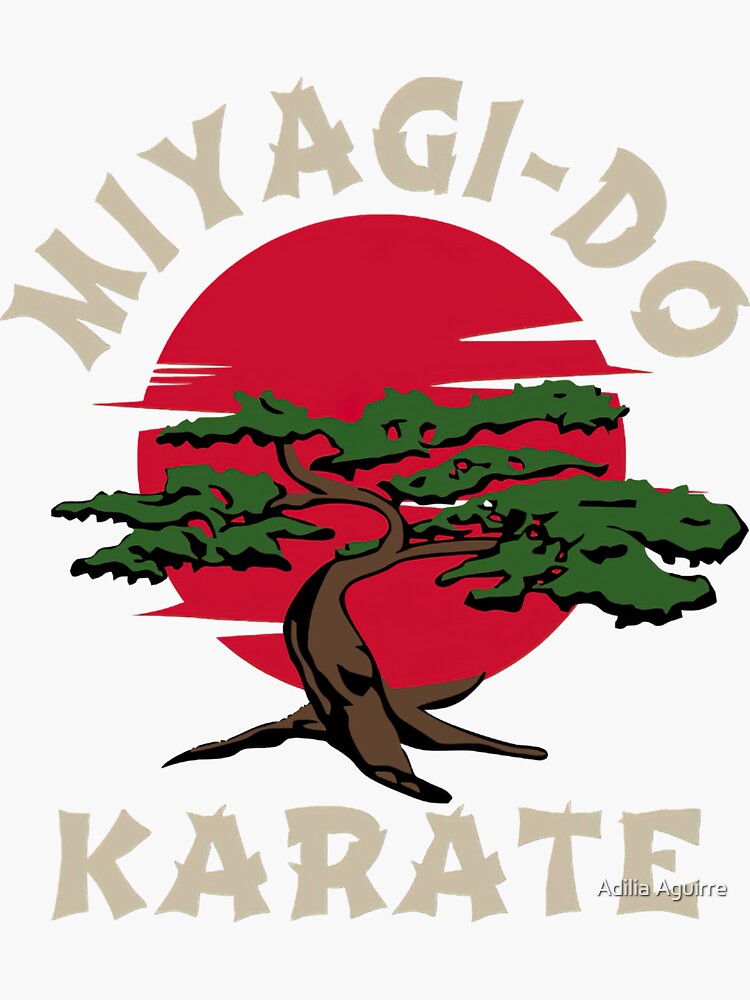 "MiyagiDo Karate " Sticker for Sale by raphaelaalfaro Redbubble