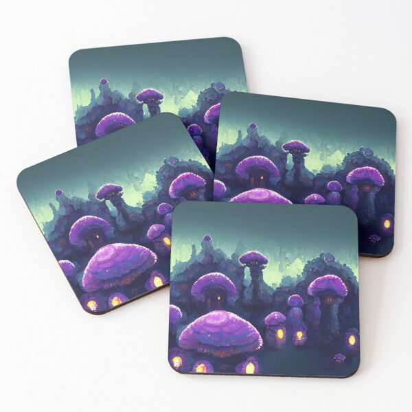 Item preview, Terraria: Glowing Mushroom Biome designed and sold by SteamedSashimi.