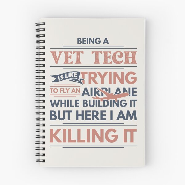Item preview, Being A Vet Tech Is Like Trying To Fly An Airplane While Building It But Here I Am Killing It Funny Gift idea Vet Tech designed and sold by Mmmm3344.