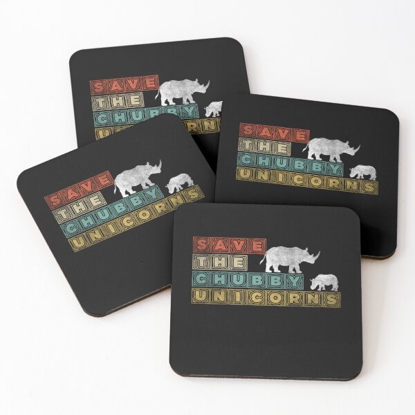 Item preview, Save The Chubby Unicorns Rhinos Rhinoceros designed and sold by aaronbolser.