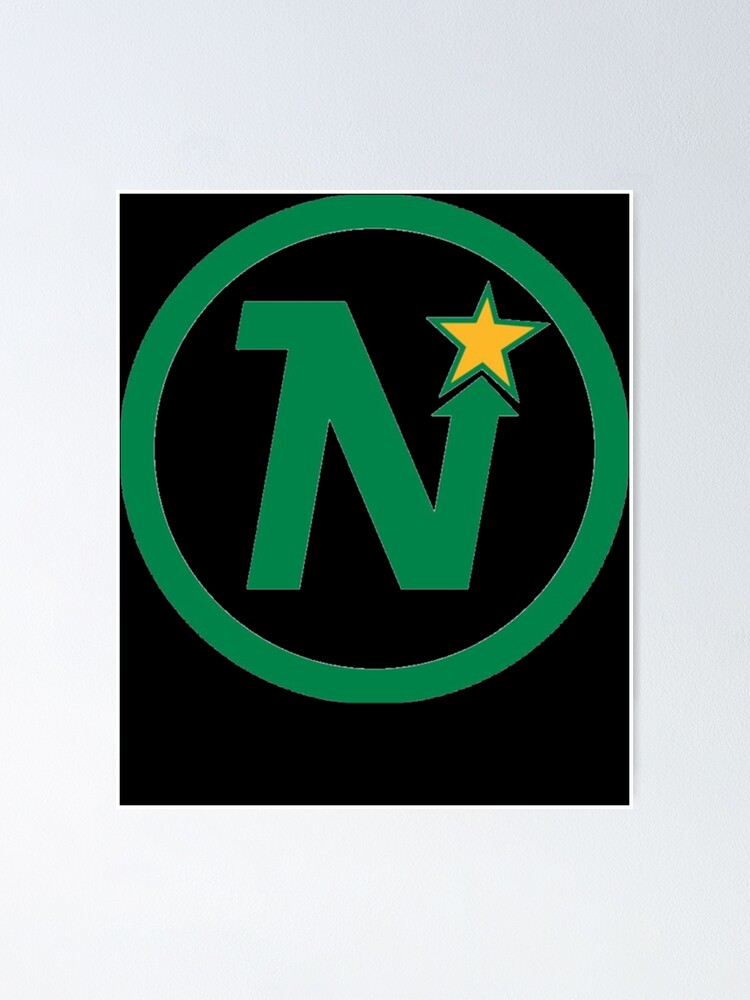 Vintage defunct Minnesota North Stars hockey team emblem Poster for Sale  by Qrea