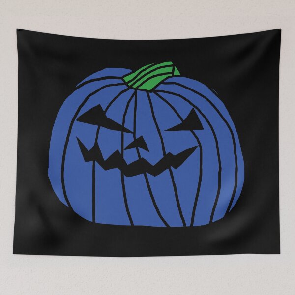 Item preview, Big Royal Blue Halloween Pumpkin  designed and sold by ellenhenry.