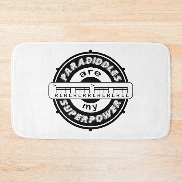 Item preview, PARADIDDLES ARE MY SUPERPOWER - DRUMMER PERCUSSIONIST black designed and sold by KoolDsignsMUSIC.