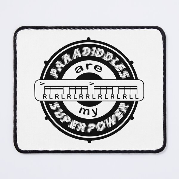 Item preview, PARADIDDLES ARE MY SUPERPOWER - DRUMMER PERCUSSIONIST black designed and sold by KoolDsignsMUSIC.