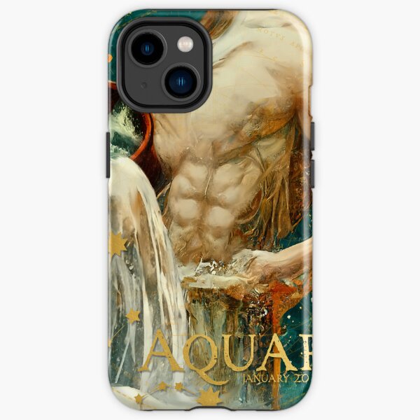 Star sign Aquarius iPhone Tough Case