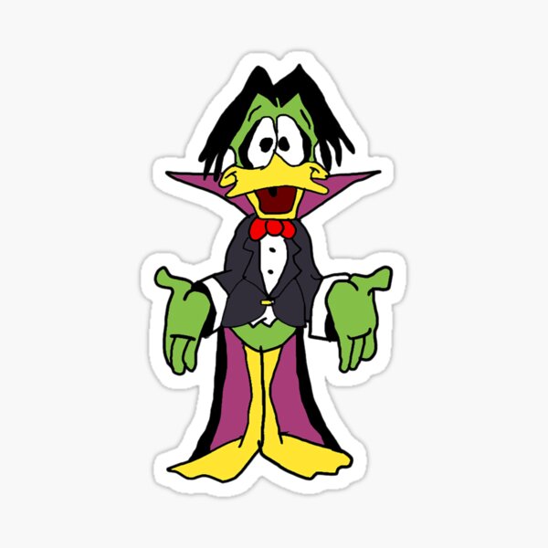 "Funny Gift Count Duckula Classic Fan" Sticker for Sale by