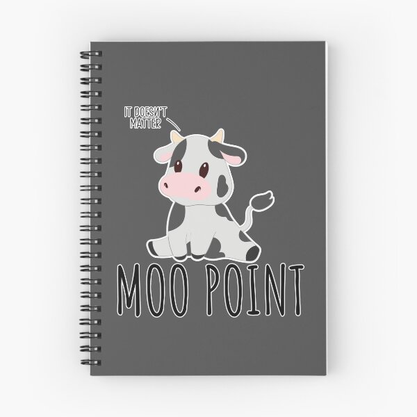 Item preview, Moo Point Cow Pun designed and sold by KGoPrintables.