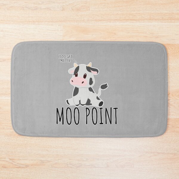 Item preview, Moo Point Cow Pun designed and sold by KGoPrintables.