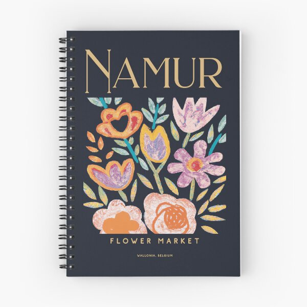 Item preview, Flower Market Namur Poster Belgium 1960s Retro Art Plants Vintage designed and sold by betternotes.