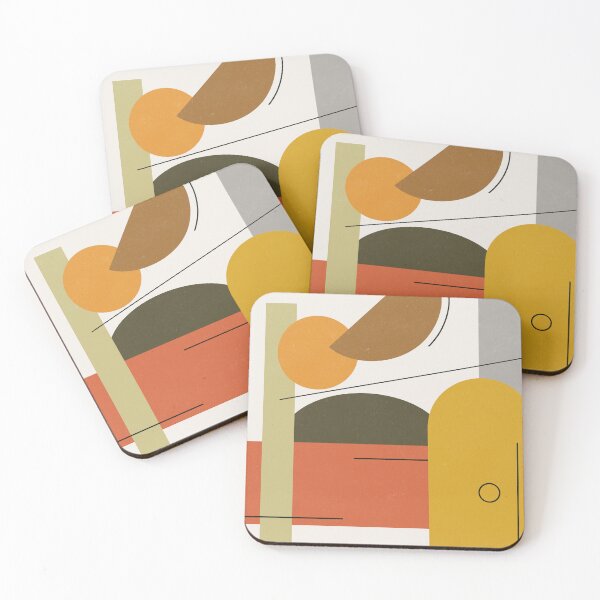 Item preview, Geometric Abstract Warm Colors designed and sold by trajeado14.