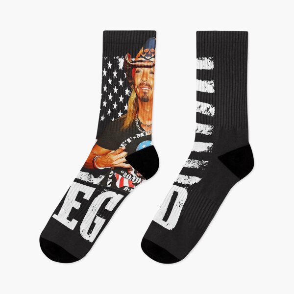 Artikelvorschau, Frauen Meine Lieblings-Distressed American Flag Bret Michaels Legend Retro entworfen und verkauft von BonnieCampbellz.