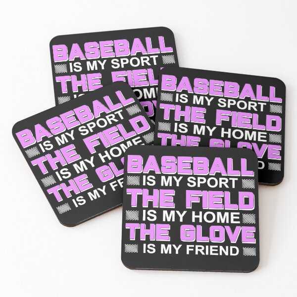 Item preview, baseball is my sport. the field is my home. the glove is my friend. Baseball Graphic Cute T Shirt Women's Letter Printed Softball Tees Casual Sports Tops designed and sold by Art-Self Studio.