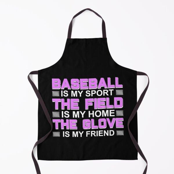 Item preview, baseball is my sport. the field is my home. the glove is my friend. Baseball Graphic Cute T Shirt Women's Letter Printed Softball Tees Casual Sports Tops designed and sold by Art-Self Studio.