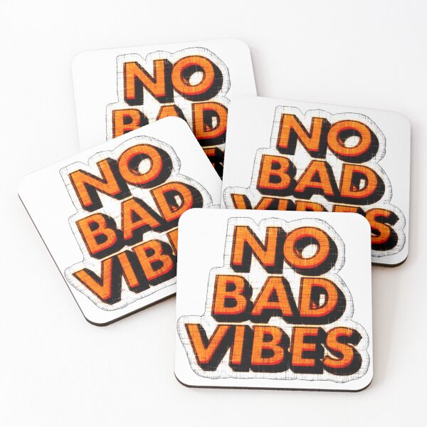 Item preview, No Bad Vibes Sticker: Positive Vibes Only designed and sold by Pritam chamiyal.