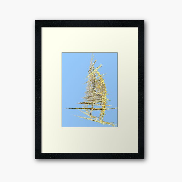 *SAILING IN TIME AND SPACE* Framed Art Print