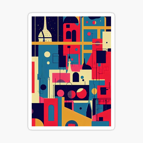 Item preview, Paris Abstract designed and sold by BasajaunStudio.