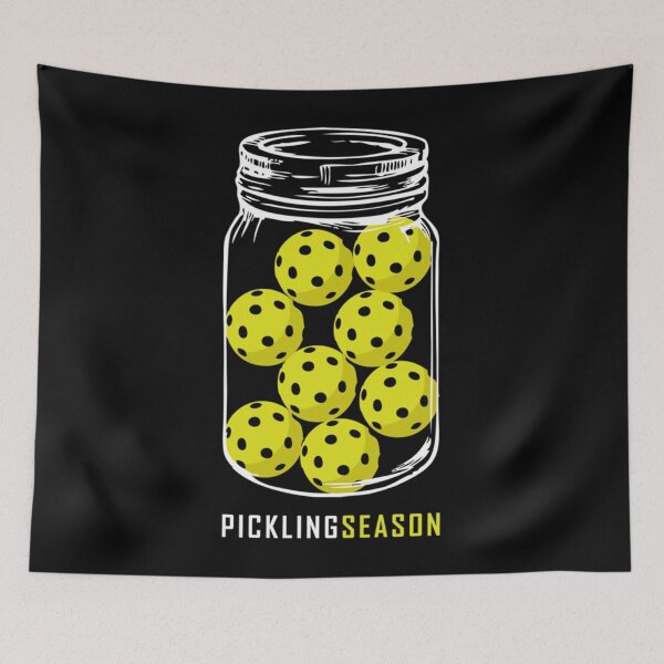 Item preview, Pickling season funny pickleball jar designed and sold by ChristinaAlvara.