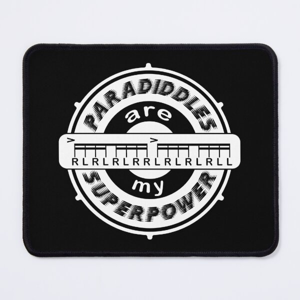 Item preview, PARADIDDLES ARE MY SUPERPOWER - DRUMMER PERCUSSIONIST white designed and sold by KoolDsignsMUSIC.