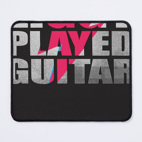 Item preview, ZIGGY PLAYED GUITAR ON BLACK Classic designed and sold by BonnieCampbellz.