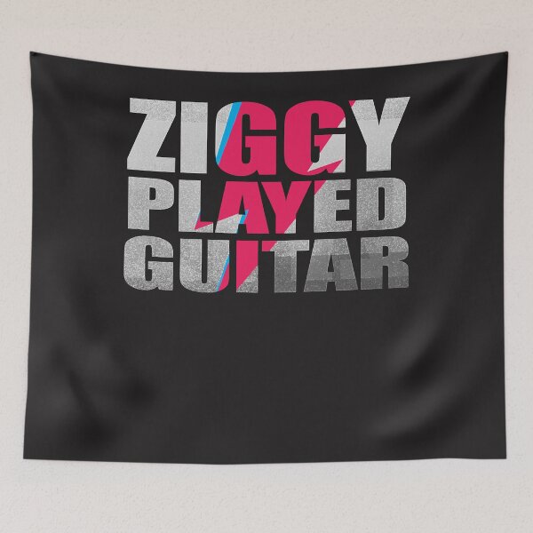 Item preview, ZIGGY PLAYED GUITAR ON BLACK Classic   designed and sold by BonnieCampbellz.