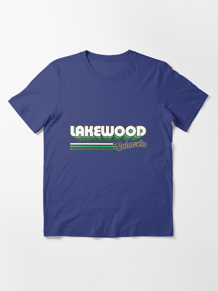 "Lakewood, CO City Stripes" Tshirt for Sale by retroready