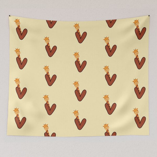 Item preview, Giraffe Monogram Letter V designed and sold by Lyssarien.